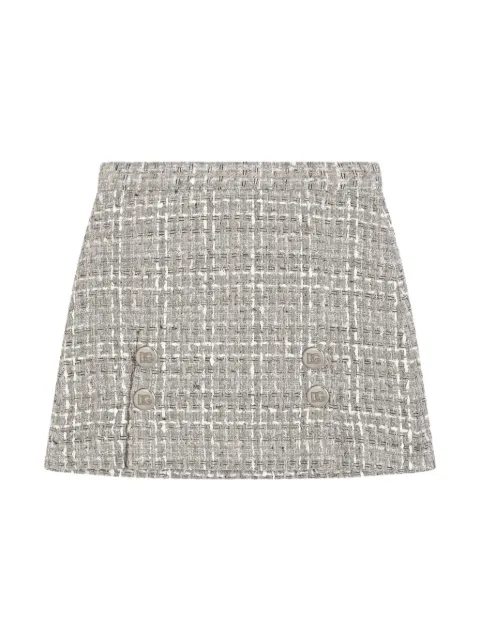 Dolce & Gabbana Kids falda de tweed
