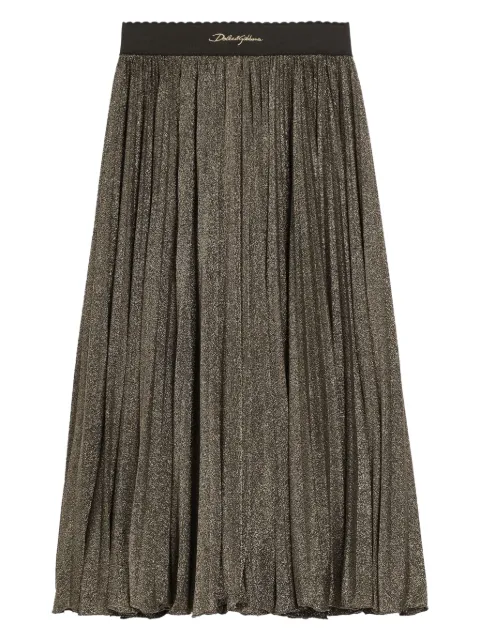 Dolce & Gabbana Kids lamé skirt