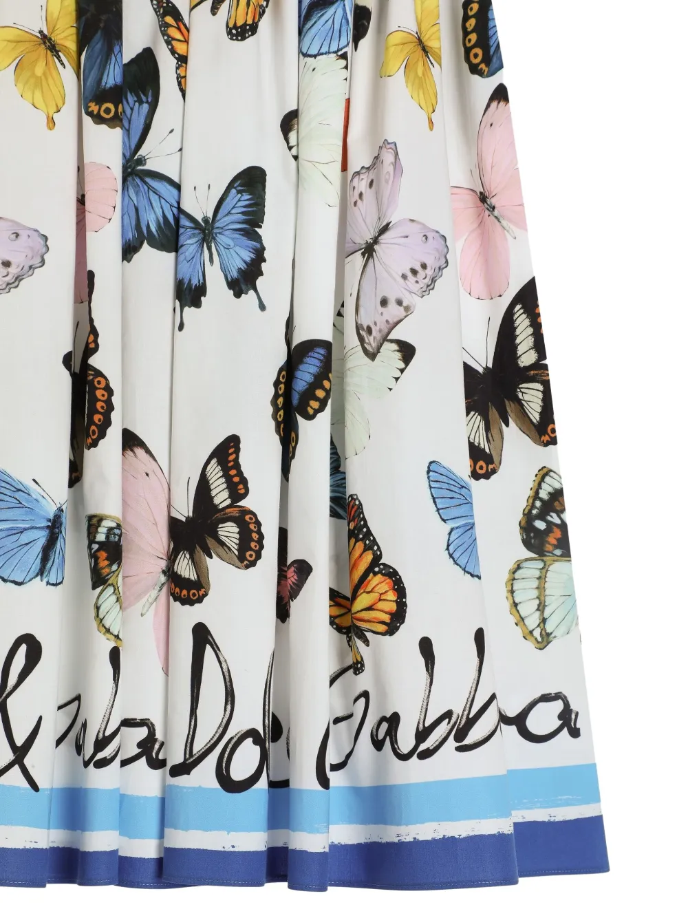 Dolce & Gabbana Kids Midi-rok met print Wit