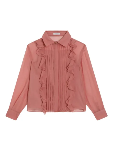 Dolce & Gabbana Kids ruffle-detail shirt