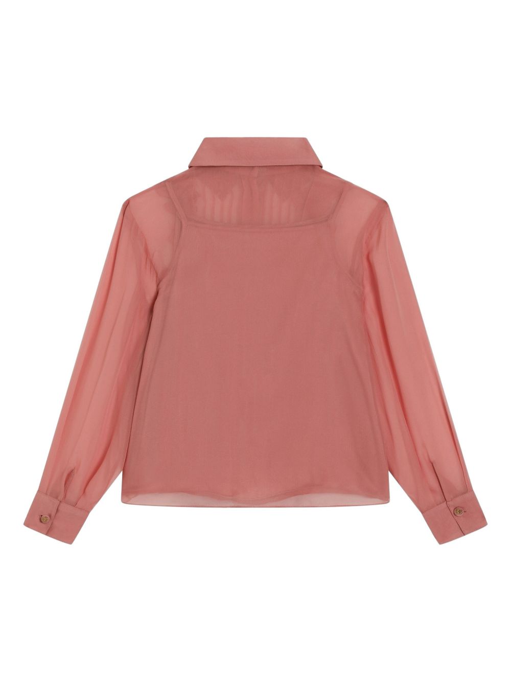 Dolce & Gabbana Kids Shirt met ruches - Roze