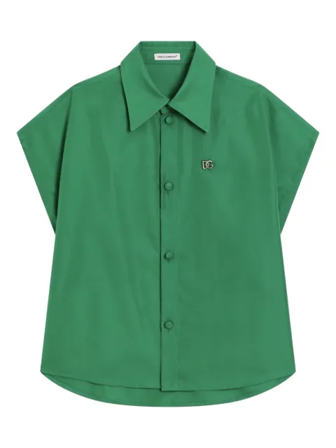 Dolce & Gabbana Kids cap-sleeve shirt