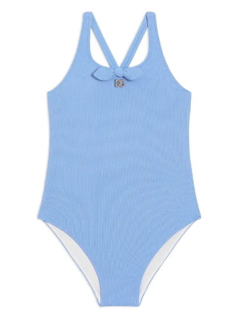 Dolce & Gabbana Kids Badeanzug mit Logo