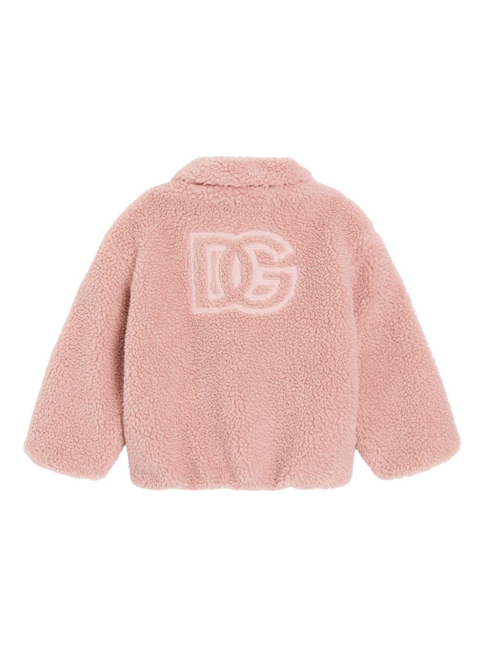 Dolce & Gabbana Kids Jas met logopatch Roze