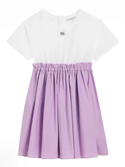 Dolce & Gabbana Kids DG-plaque dress