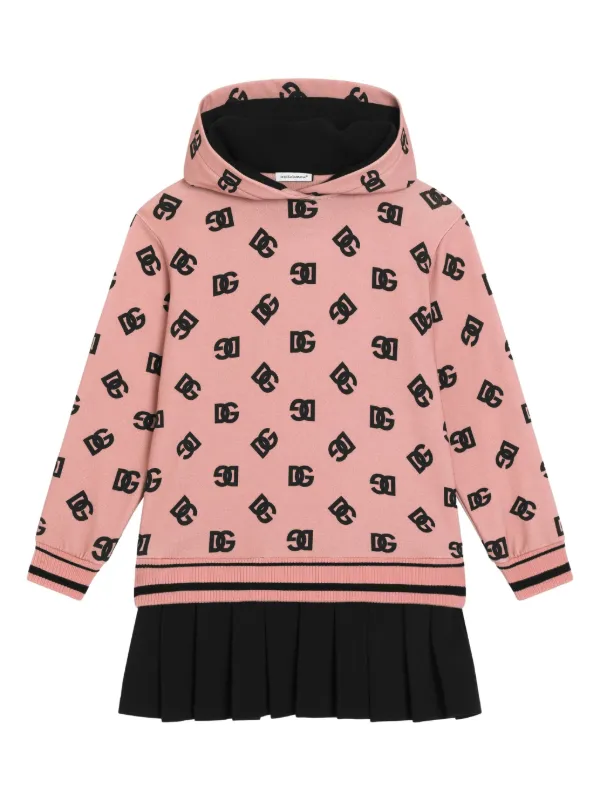 キッズ　ワンピース　DOLCE & GABBANA Dolce & Gabbana Kids ロゴ ワンピース | ピンク | FARFETCH JP