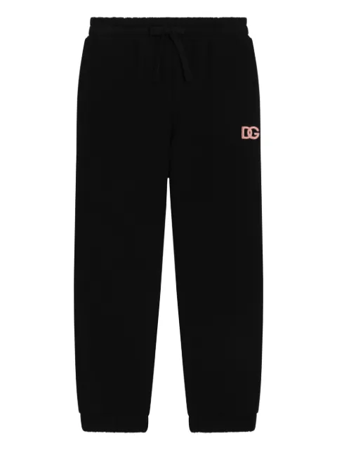 Dolce & Gabbana Kids pants con logo bordado