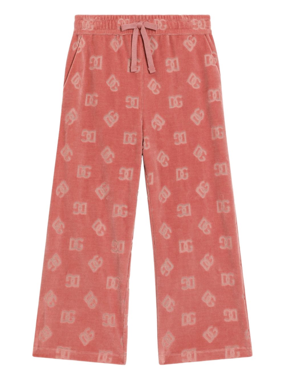 Dolce & Gabbana Kids Broek met logoprint Roze