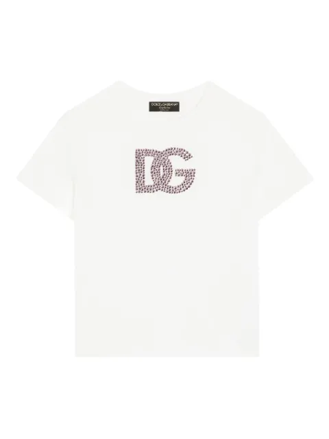 Dolce & Gabbana Kids logo-appliqué T-shirt