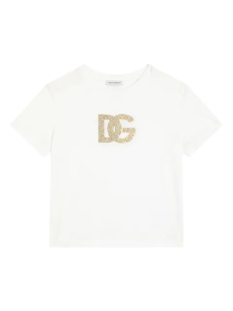 Dolce & Gabbana Kids DG Logo jersey T-shirt