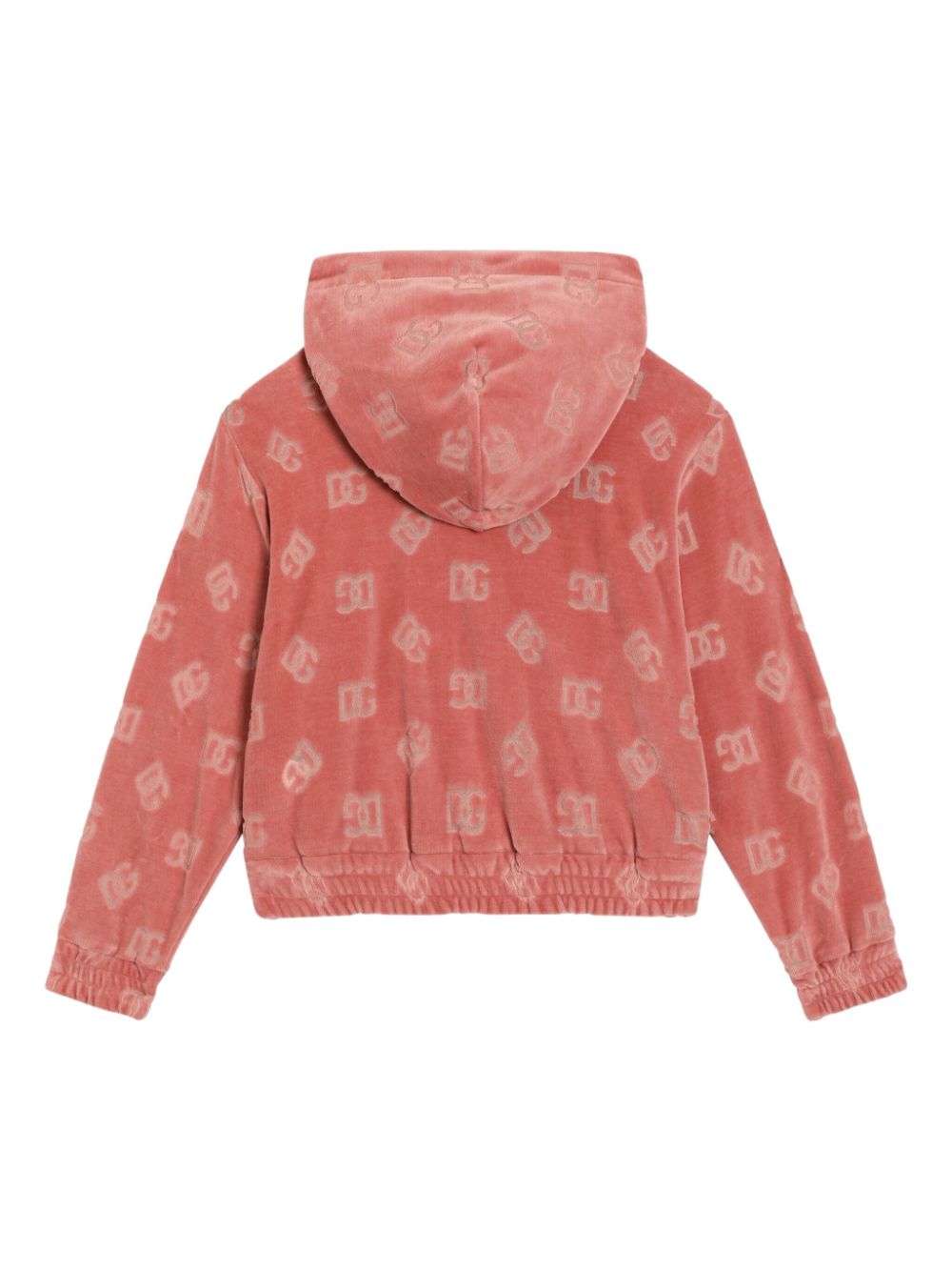 Dolce & Gabbana Kids logo-detail hoodie - Roze