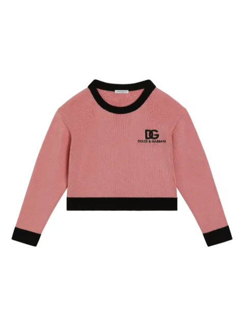 Dolce & Gabbana Kids logo-detail sweater