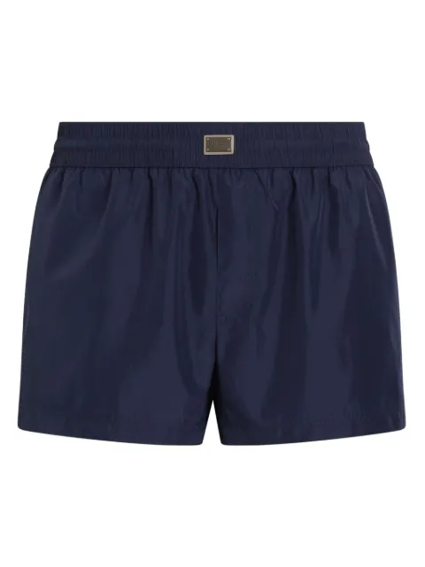 Dolce & Gabbana logo-plaque swim shorts