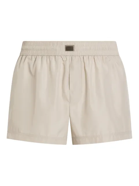 Dolce & Gabbana logo-plaque swim shorts