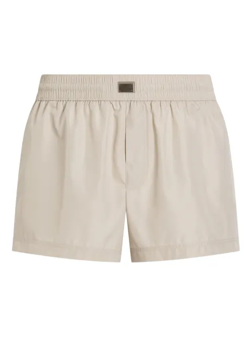 Short de bain à plaque logo - Dolce & Gabbana - Modalova