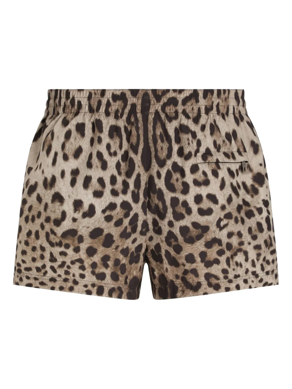 DOLCE & GABBANA LEOPARD-PRINT SWIM SHORTS