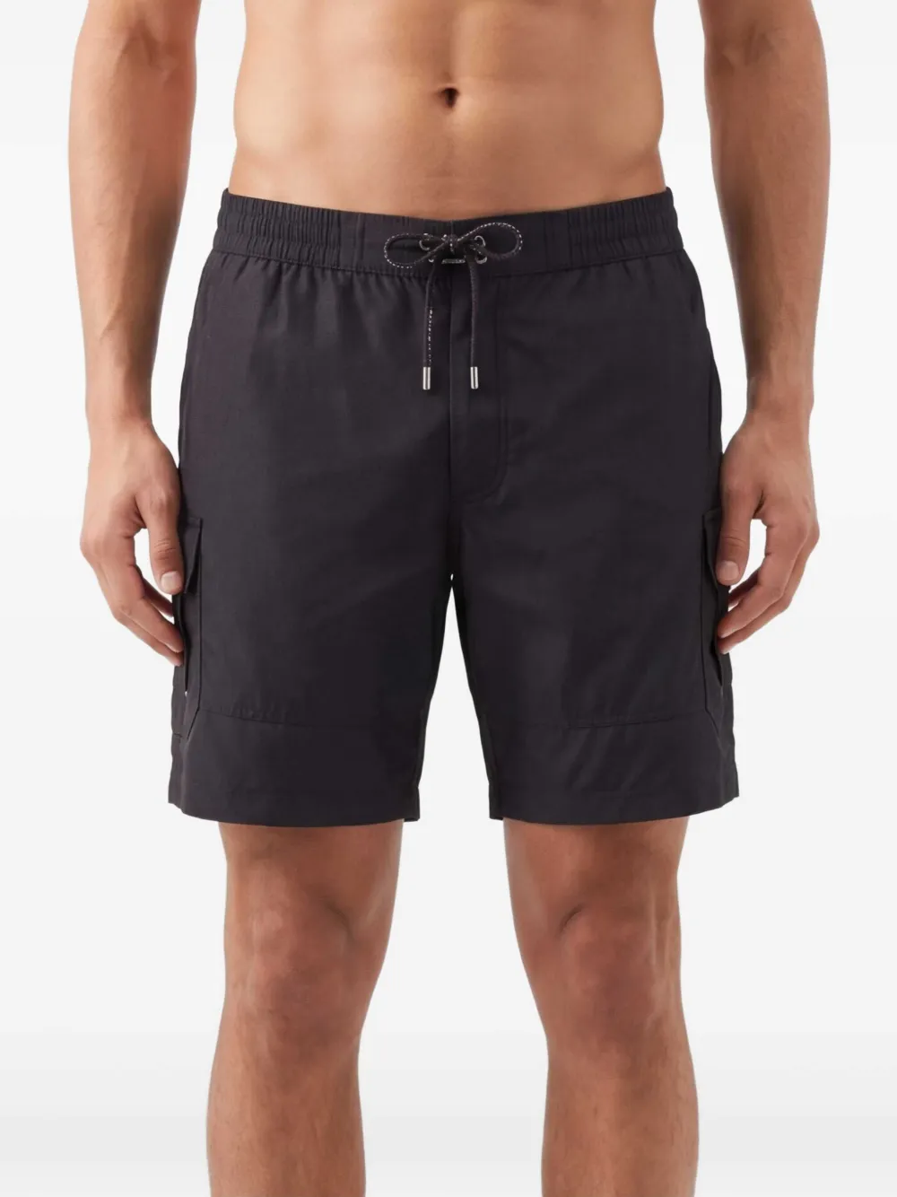 Dolce & Gabbana Zwembroek met labeldetail Zwart