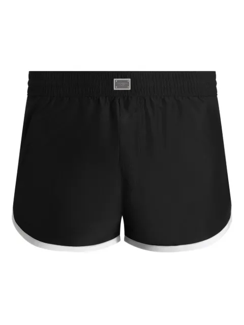 Dolce & Gabbana shorts de playa con placa del logo