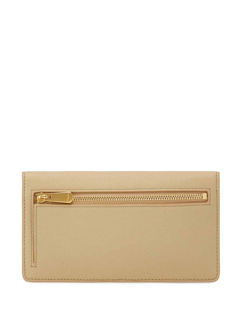 Ferragamo Gancini continental wallet - Neutrals