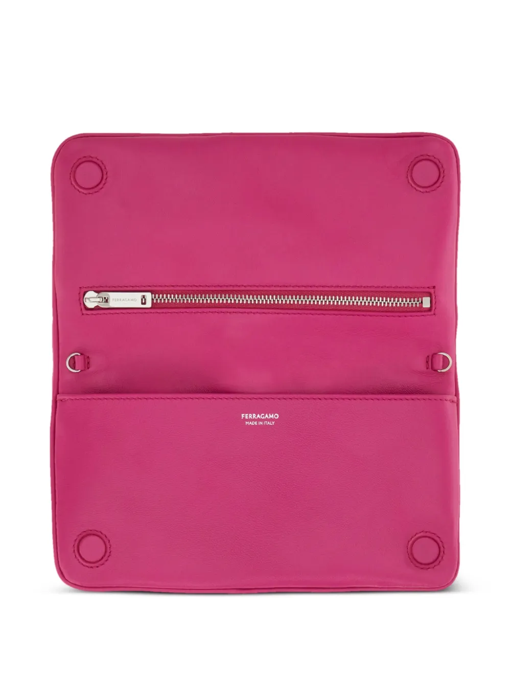 Ferragamo Portemonnee met ketting Roze