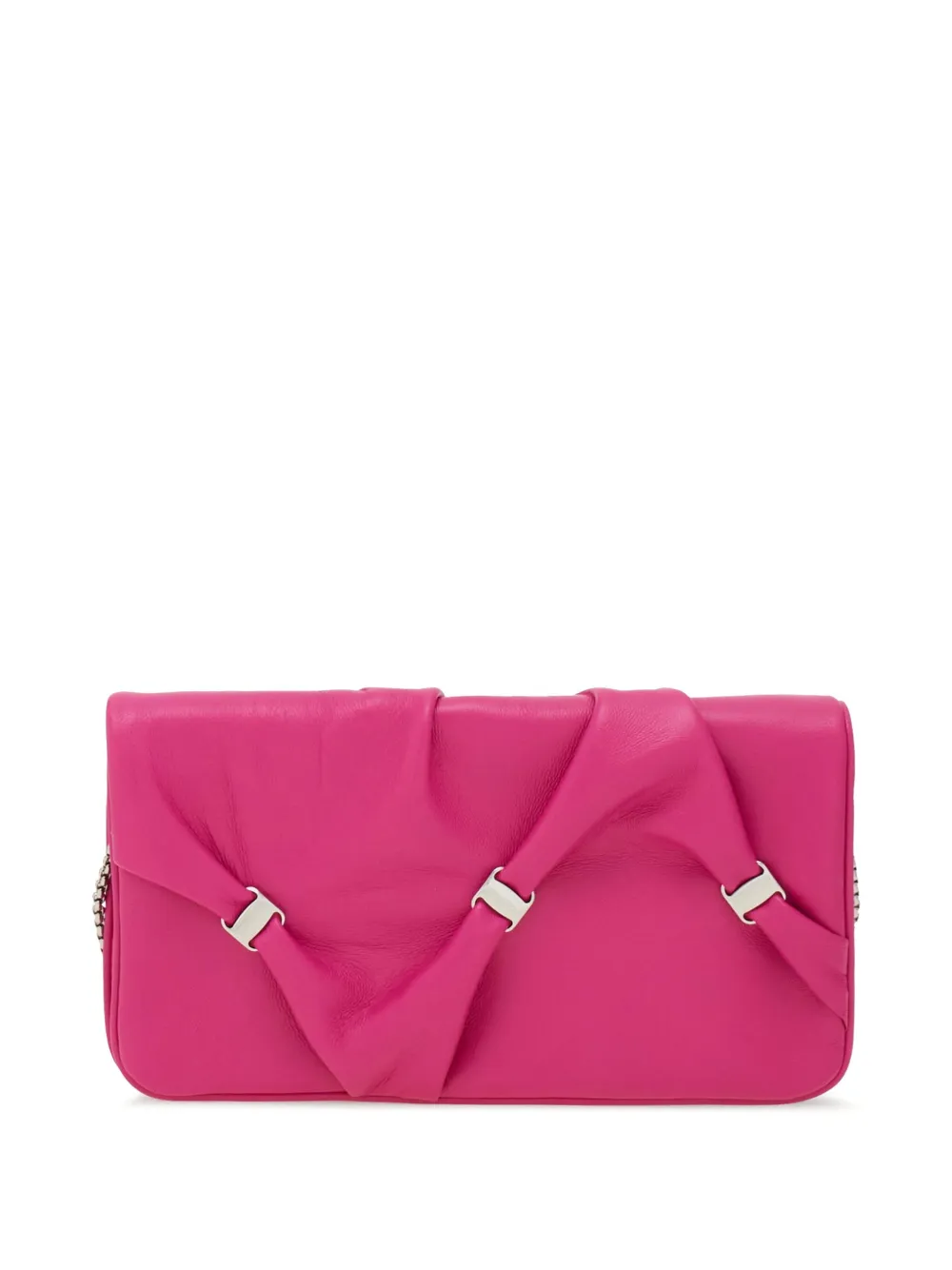 Ferragamo chain wallet - Roze