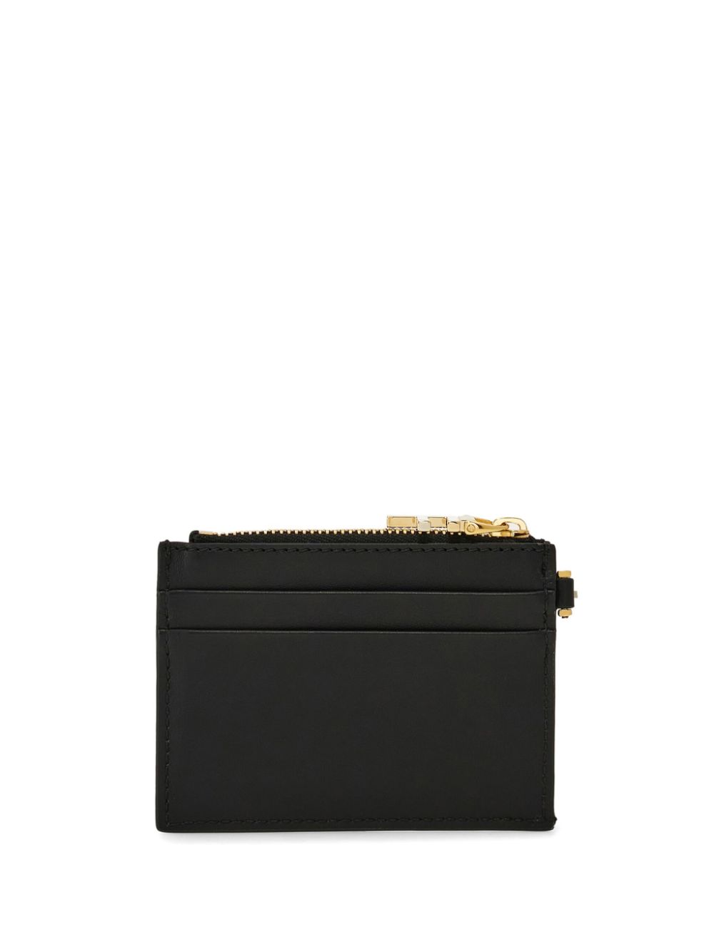 Ferragamo leather cardholder - Zwart