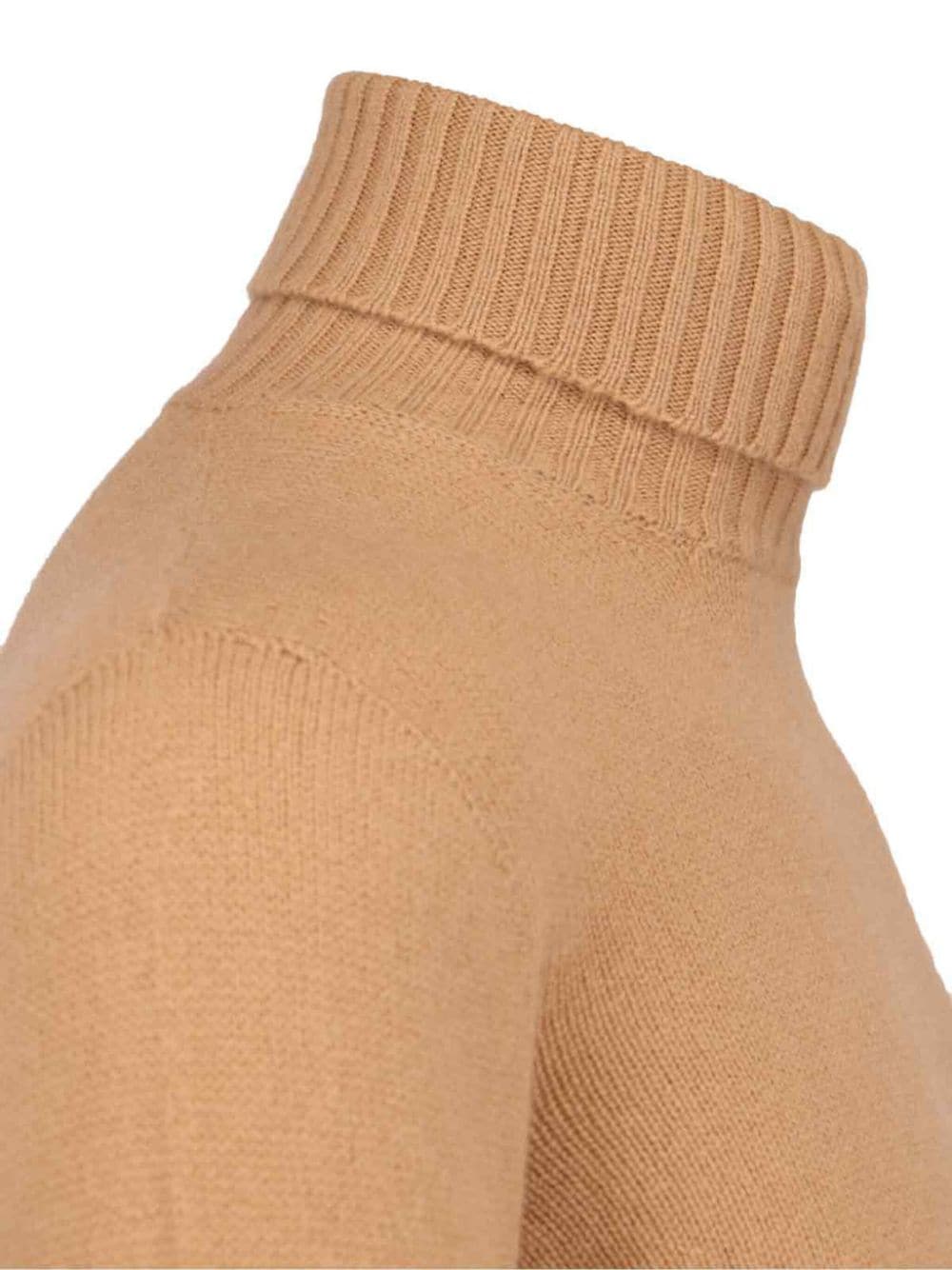 Shop Drumohr Roll-neck Knitted Jumper In Neutrals