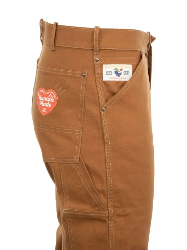 Human Made Duck Work Trousers | Brown | FARFETCH
