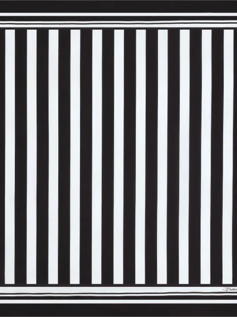 Dolce & Gabbana striped scarf