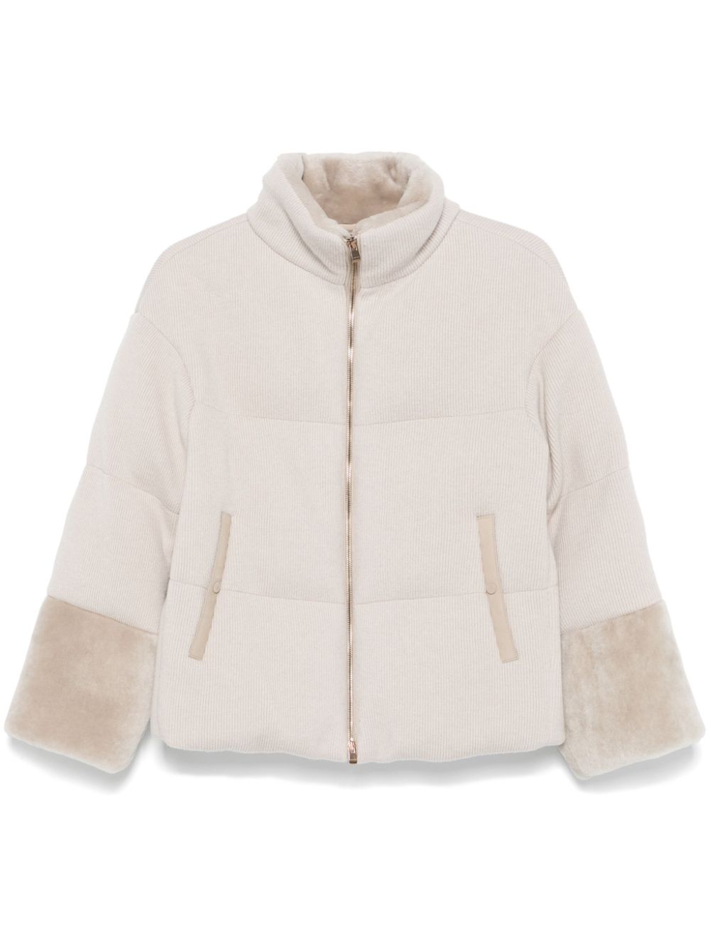 Agnona pinwale-corduroy jacket - Neutrals