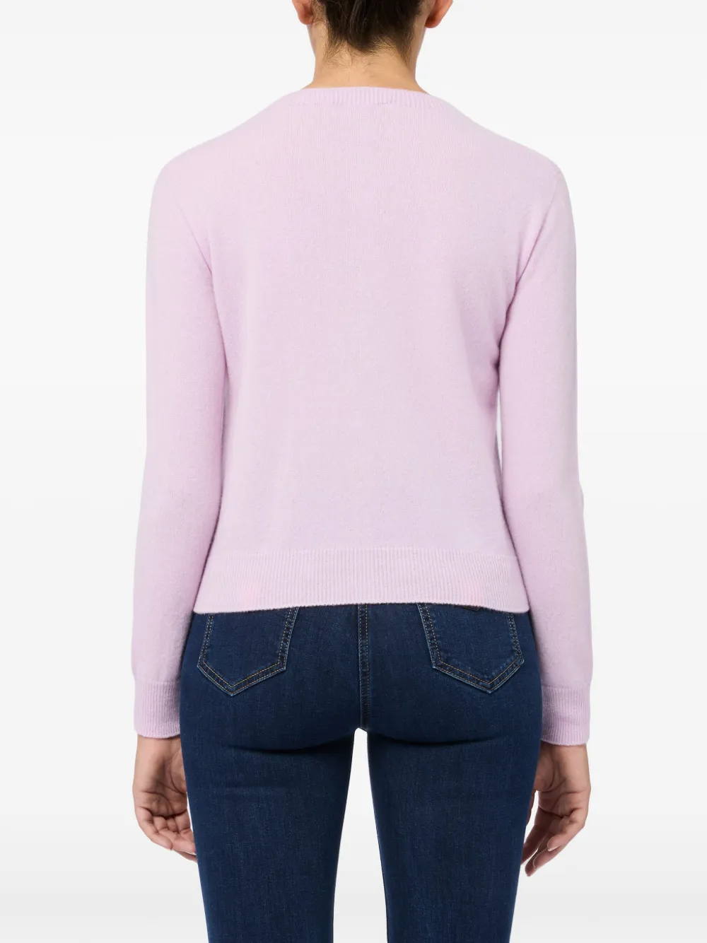 Vanisé Cashmere Cardigan In Pink