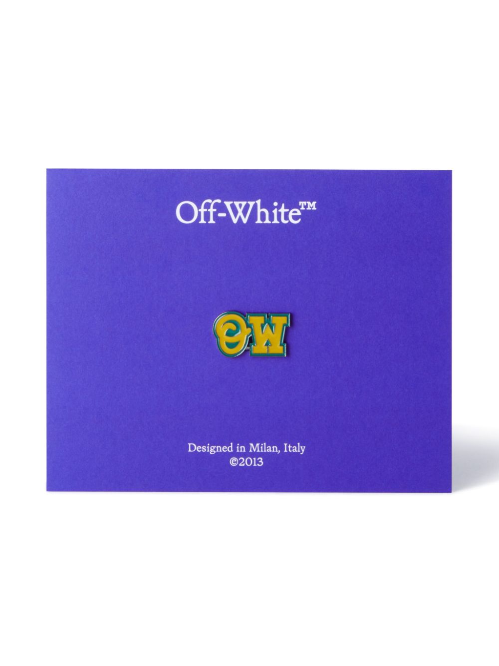 Off-White OW shoe charm Yellow