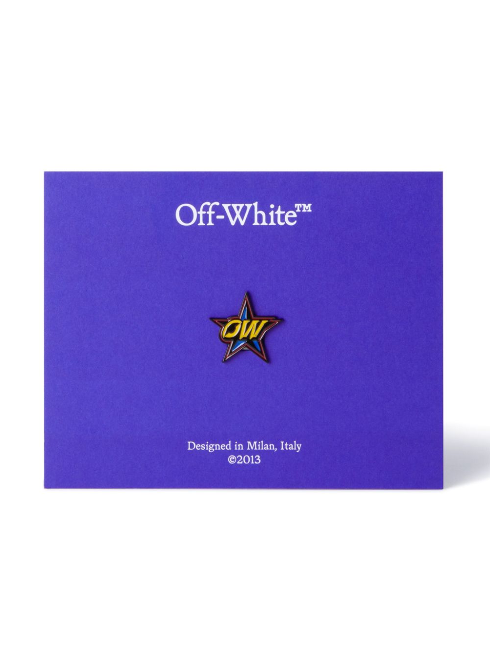 Off-White star shoe charm Blue