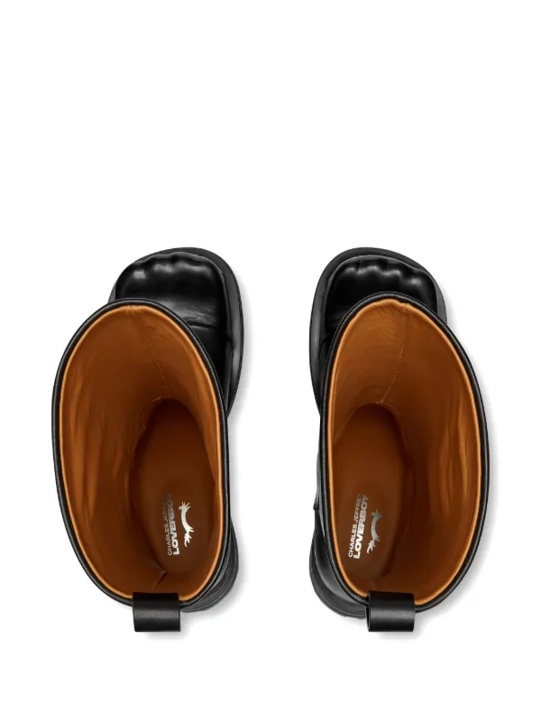 Charles Jeffrey Loverboy Sheathed Moggies ブーツ | ブラック