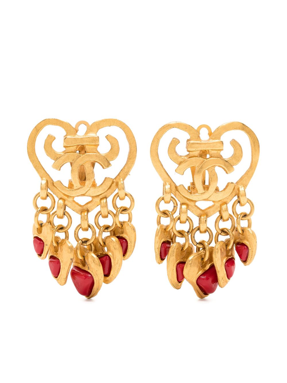 Maje Heart drop earrings Women