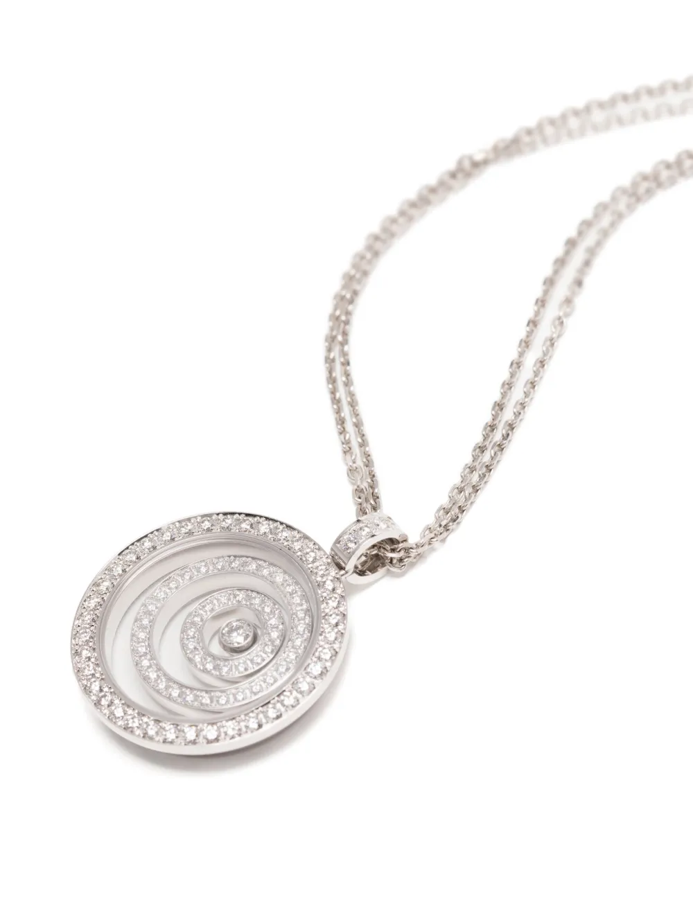 18kt White Gold Happy Spirit Necklace