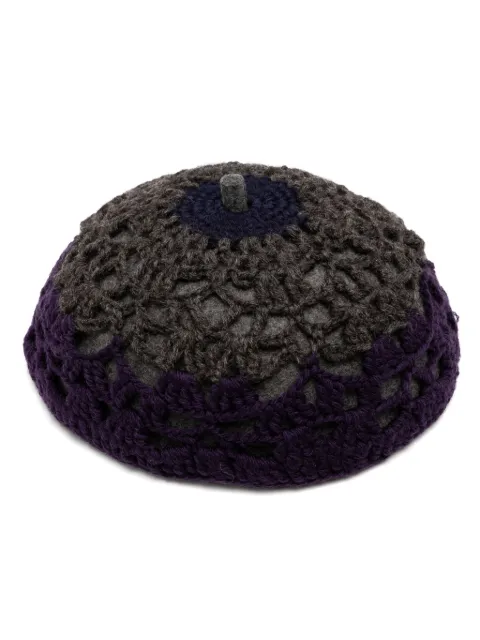 Prada Pre-Owned wool crochet beret