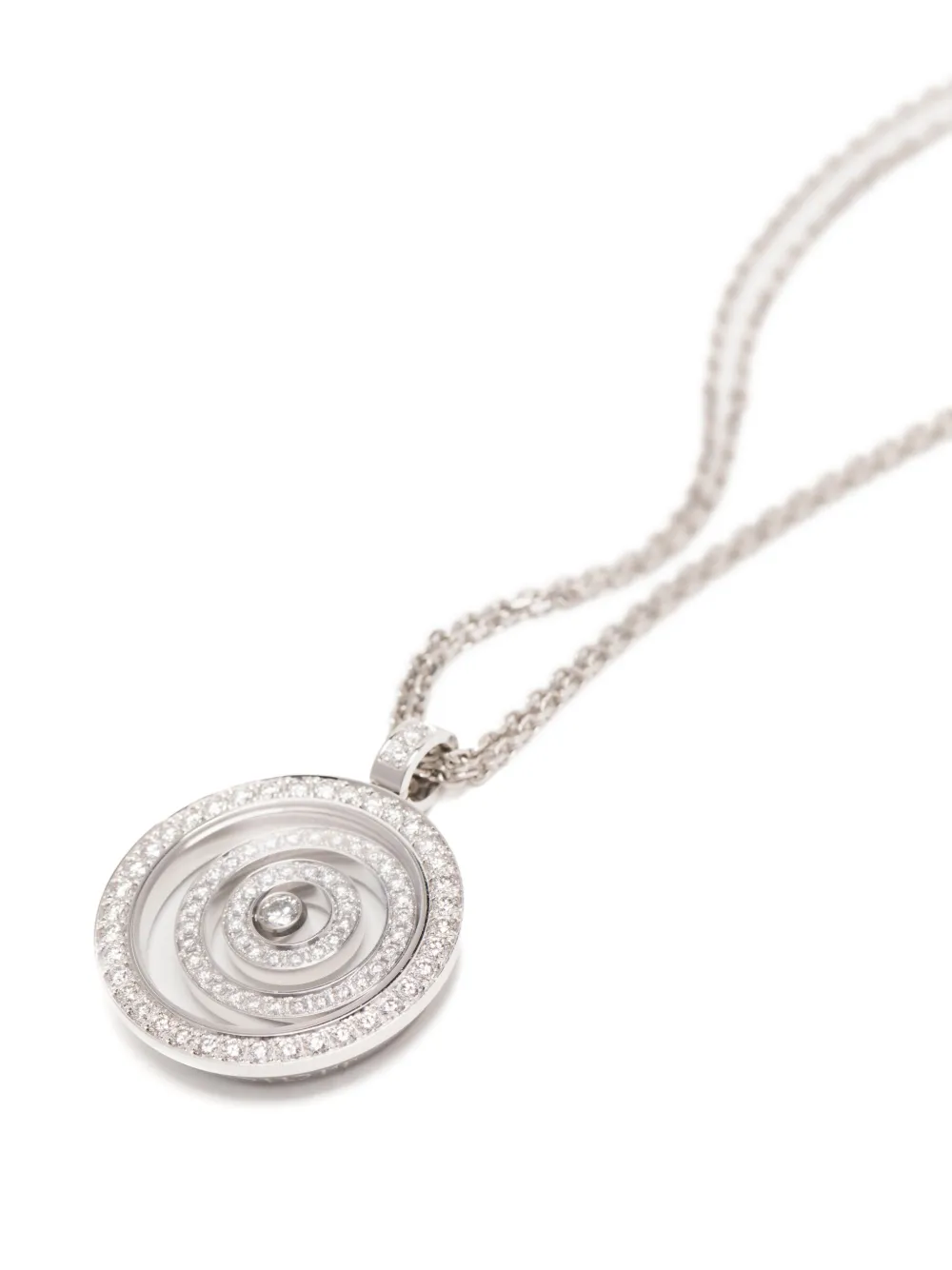 18kt White Gold Happy Spirit Necklace