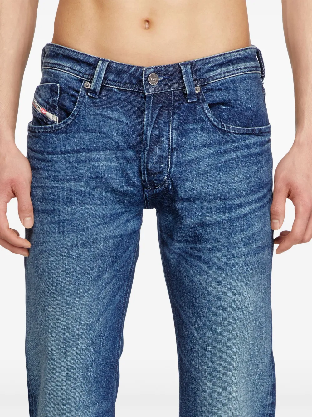 Diesel 1985 Larkee 09L51 straight jeans Blauw