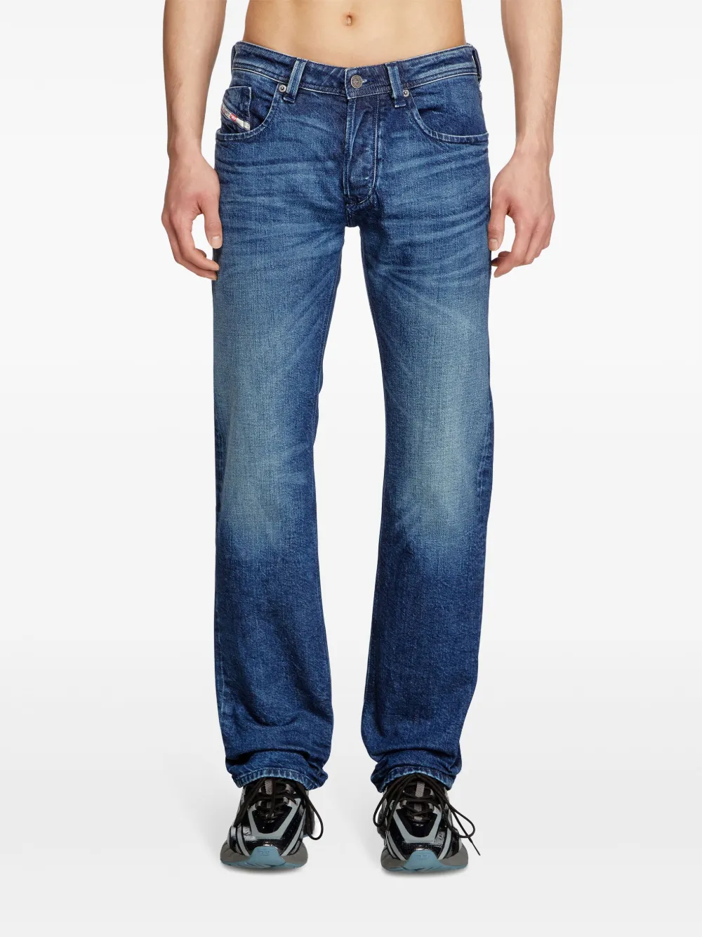 Diesel 1985 Larkee 09L51 straight jeans Blauw