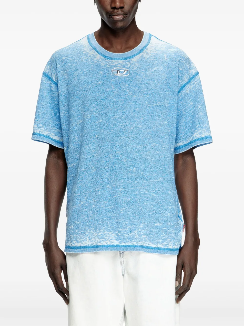Diesel T-Box T-Pak T-shirt Blauw