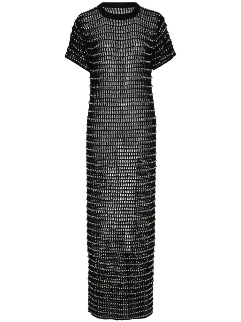 Rosetta Getty beaded crochet maxi dress