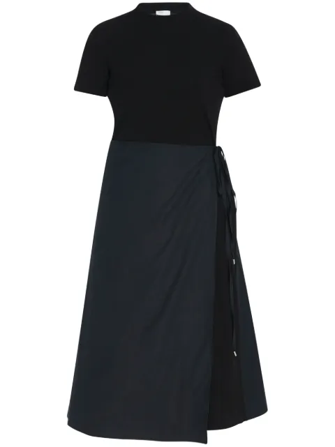 Rosetta Getty vestido midi Apron Combo