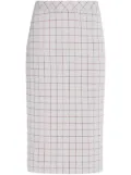 Rosetta Getty pull-on pencil skirt - White