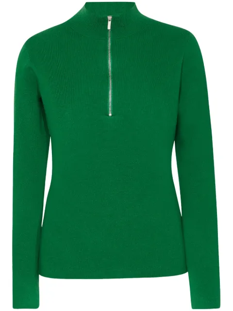 Rosetta Getty ribbed zip-up sweater 