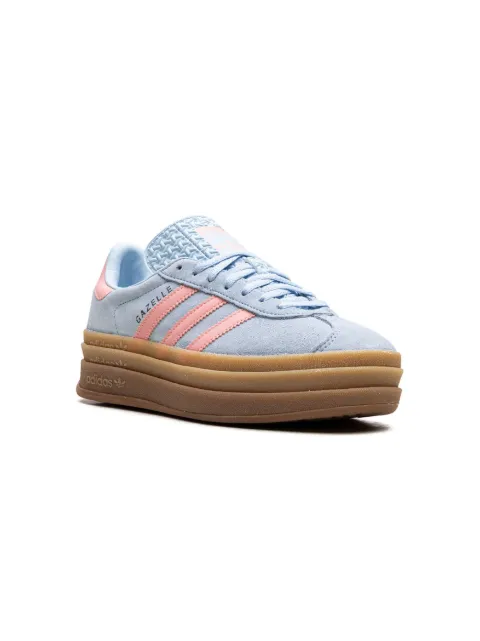 adidas Kids Gazelle Bold "Baby Blue/Pink" sneakers