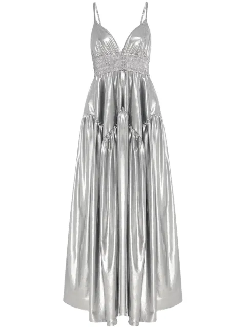 Rosetta Getty gathered peplum maxi dress