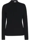 Rosetta Getty zip-up turtleneck sweater - Black