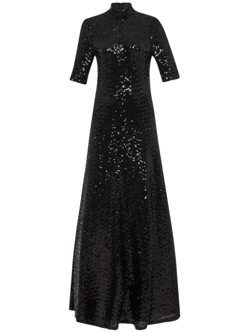 Robe longue à col roulé - Rosetta Getty - Modalova