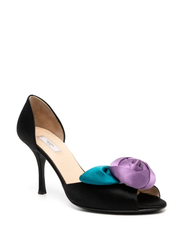 Prada Peeptoe Pumps mehrfarbig Elegant on sale